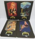 1943 Good-Will Art Thermometer Calendar sample books, two, four choices