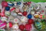 About 34 Christmas ornaments, Vintage and Collectible