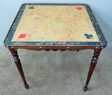 Interesting card table, 30