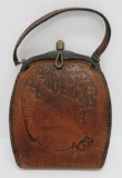 Bosca Built Art Nouveau leather purse ,8