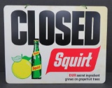 OPEN and CLOSED Squirt advertising sign, 1971, 13