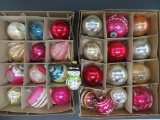 26 Vintage Christmas ornaments, balls, 2