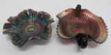 Fenton and Northwood Carnival glass bowls