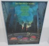 1990 Teenage Mutant Ninja Turtles movie lobby card Lean, Green, and on the Screen, framed, 16