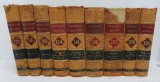 Nine Leather bound Legal books, Wisconsin Reports, 1889-1917