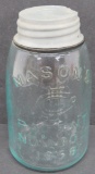 Mason Midget Jar, Consolidated Glass Company, G 301 on bottom