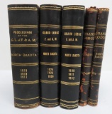 Five Masonic books, Grand Lodge Proceedings, North Dakota