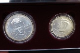 1998 ROBERT F. KENNEDY SILVER DOLLAR & HALF DOLLAR