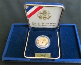 1993 BILL OF RIGHT COMMEMORATIVE COINS WITH GOLD 5 DOLLAR PROOF SET