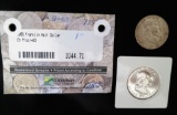 1955 FRANKLIN 1/2 DOLLAR PROOF + 1 COIN
