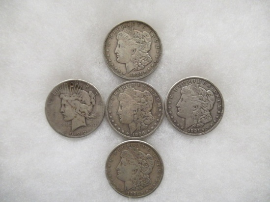 5 SILVER DOLLARS