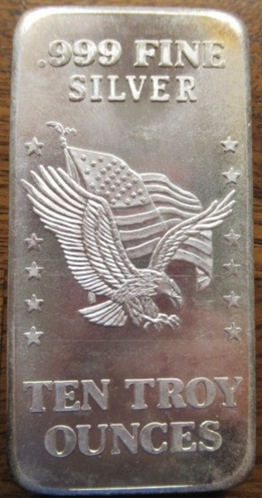 10 OZ. SILVER BAR
