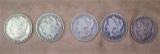 5 SILVER DOLLAR MORGAN