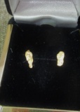 GOLD NUGGET EARRING