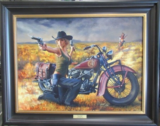 DAVID UHL MOTORCYCLE ART, LONE RANGER