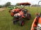 Kubota B7510 MFWD Tractor, s/n 54599: Open Canopy, Hour Meter Shows 3851 hr