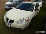 2008 Pontiac G6 Sedan, s/n 1G2ZG57B284162633: 4-cyl., Auto, Odometer Shows