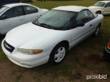 2000 Chrysler Sebring Convertible, s/n 3C3EL45H4YT260357 (Odometer Discrepa