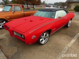 1969 Pontiac GTO Convertible, s/n 242679B140883: 2-door, 400 Eng., Auto, Od