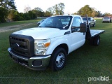 2012 Ford F350 Flatbed Truck, s/n 1FDRF3G68CEC90959 (Title Delay): 2wd, Gas