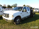 2006 Ford F350 Flatbed 4WD Truck, s/n 1FTWW33P06EB47305: Diesel, Auto