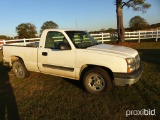 2004 Chevy Silverado Pickup, s/n 1GCEC14T04Z185398: 5.3L Vortec Eng., Auto