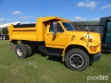 1998 Ford F700 Single-axle Dump Truck, s/n 1FDNF80C0WVA09799: Gas Eng., Ele