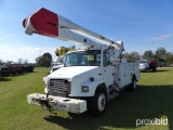 2002 Freightliner FL80 Bucket Truck, s/n 1FVABXAK92HJ26549: S/A, Altec AA75