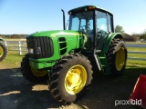 John Deere 7130 MFWD Tractor, s/n L07310G601321: Cab, 24-sp. PQ Trans LHR,