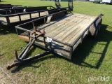 16' Trailer (No Title - Bill of Sale Only): T/A, Bumper-pull, Rails