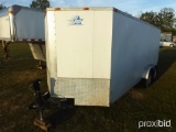 Cargo South Enclosed Trailer, s/n 5LBBE182571014794: T/A, Bumper-pull