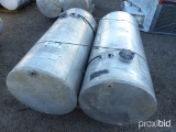 (2) Aluminum Fuel Tanks for Truck Tractor