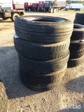 (5) 11R22.5 Tires