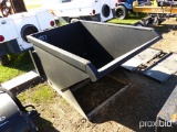 New 1-yard Skid Steer Hopper Dumpster