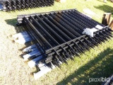 14 pcs Continuous Metal Fence and Posts