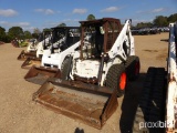 Bobcat 873 Skid Steer, s/n 514126716: Rubber Tires, GP Bkt., Hour Meter Sho