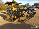 2013 John Deere 17D Mini Excavator, s/n 1FF017DXVCK221928: Canopy, Pilot Co