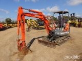 2002 Kubota KX91-3 Mini Excavator, s/n 20235: Rubber Tracks, Blade, Hour Me