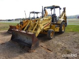 2001 Komatsu WB140-2 Loader Backhoe, s/n F11252: Canopy, GP Loader, 12