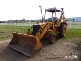 JCB 1400B Loader Backhoe, s/n 3583707: 4-post Canopy, 2wd, 24