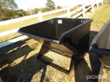 2 Cubic Yard Trash Hopper: Mounts to Skid Steer