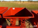 Standard-duty 2 Cubic Yard Self Dumping Hopper: 4000 lb. Cap.