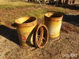 (2) Rims off Cat Skidder: 67x34.00x25