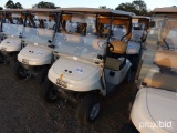 EZGo TXT48 Golf Cart, s/n 3224257 (No Title - Flood Damaged): Cream, 48-vol