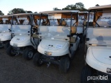 EZGo TXT48 Golf Cart, s/n 3208963 (No Title - Flood Damaged): Cream, 48-vol