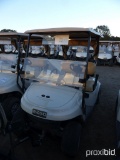 EZGo TXT48 Golf Cart, s/n 3212727 (No Title - Flood Damaged): Cream, 48-vol