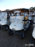 EZGo TXT48 Golf Cart, s/n 3212249 (No Title - Flood Damaged): Cream, 48-vol