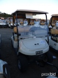 EZGo TXT48 Golf Cart, s/n 3211639 (No Title - Flood Damaged): Cream, 48-vol