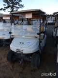 EZGo TXT48 Golf Cart, s/n 3212352 (No Title - Flood Damaged): Cream, 48-vol