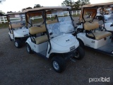 EZGo TXT48 Golf Cart, s/n 3212358 (No Title - Flood Damaged): Cream, 48-vol